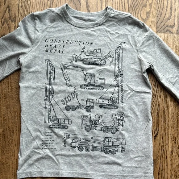 Lot of 4 Gap Kids Boys long sleeve Tee size M (8) - Picture 8 of 9